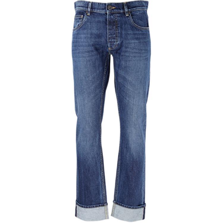 PRADA FW21 Denim Trousers Men's Blue