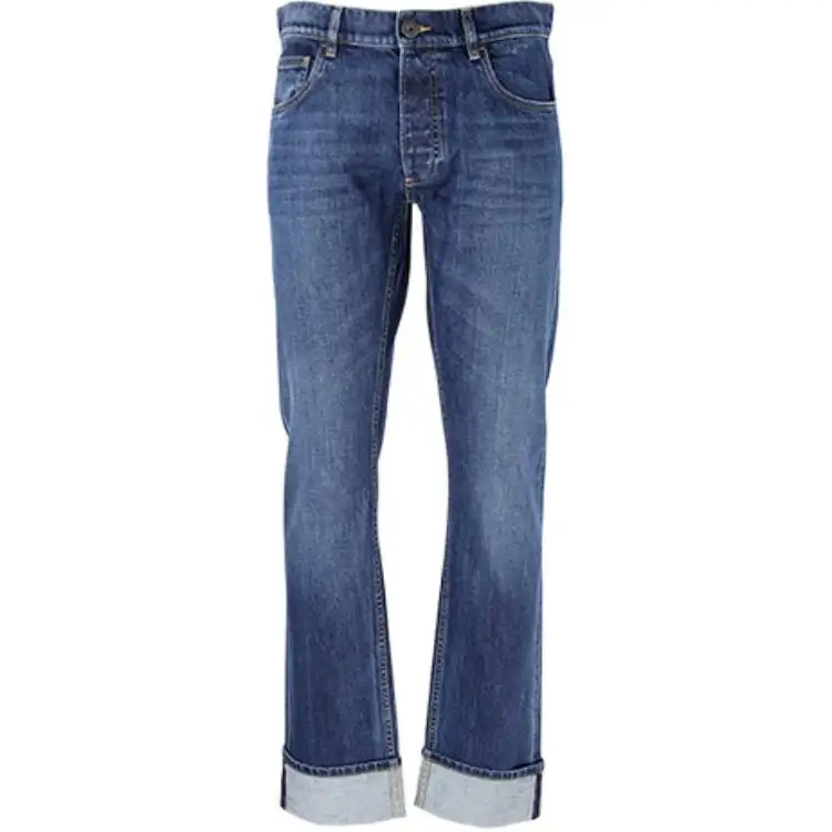 PRADA FW21 Denim Trousers Men's Blue