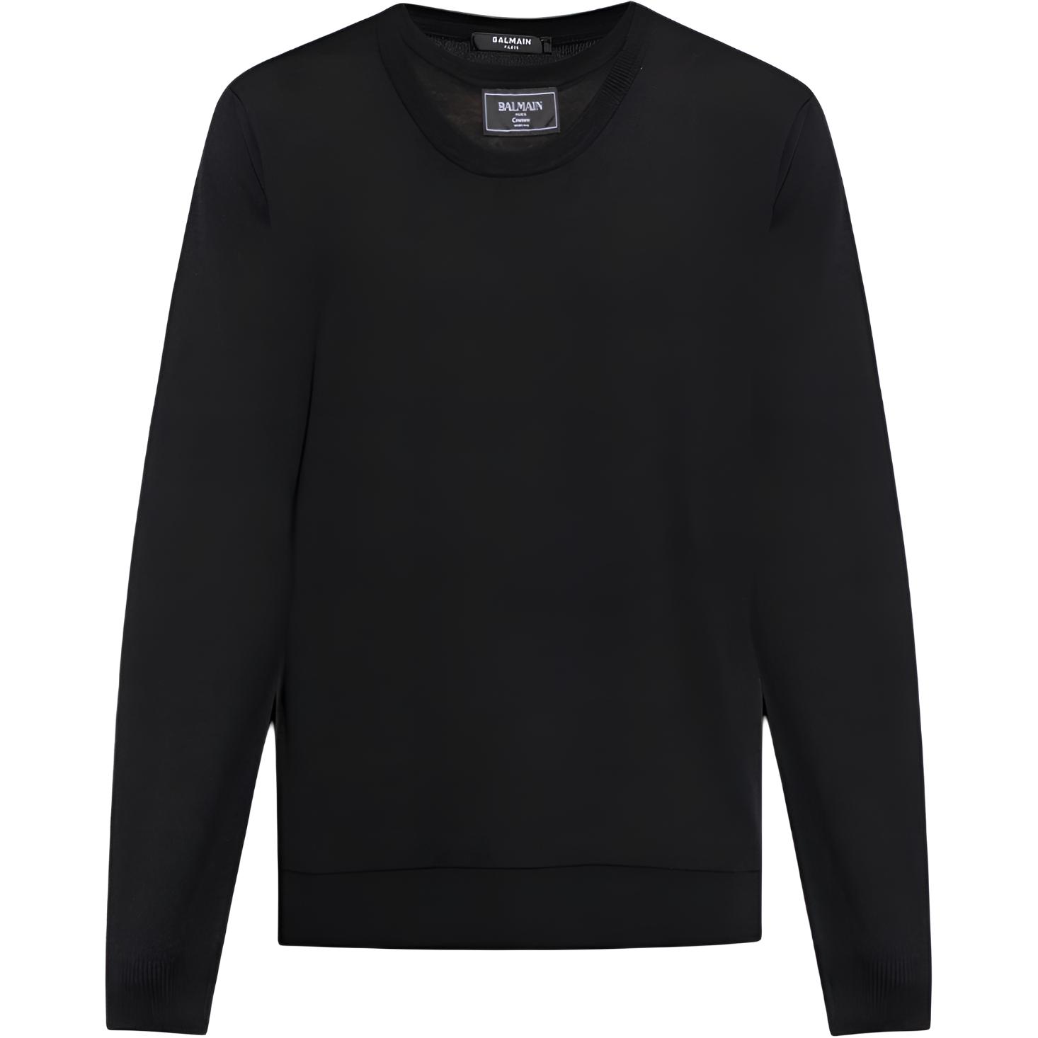 Мужской свитер BALMAIN (черный)
