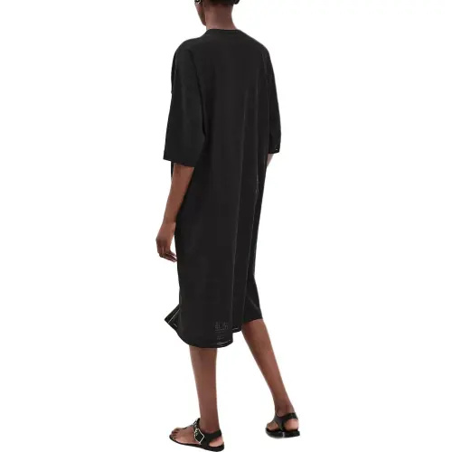 HERMES SS25 Long Sleeved Dress Women's Black
