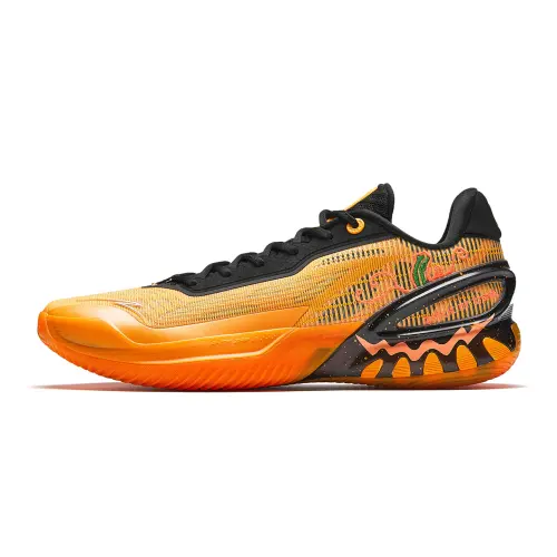 Anta Anta Instant 3 Halloween A-SHOCK PRO front fork carbon plate LTR liquid rubber professional combat boost start shock-absorbing and wear-resistant low-top basketball shoes men's black orange