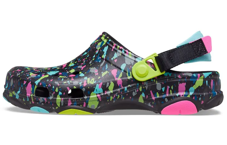 Crocs Classic Clog Clogs Unisex Black Multicolor