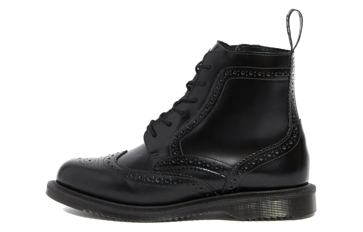 Dr. Martens Dr.Martens Delphine Smooth Dress Boots 'Black' Women's