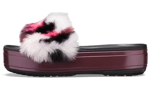 Crocs Crocband Slide Slippers Women's Burgundy