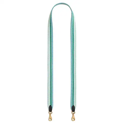 HERMES Cavale Canvas With Swift Calfskin Bag Strap Women's Light Green & Bubble Green
