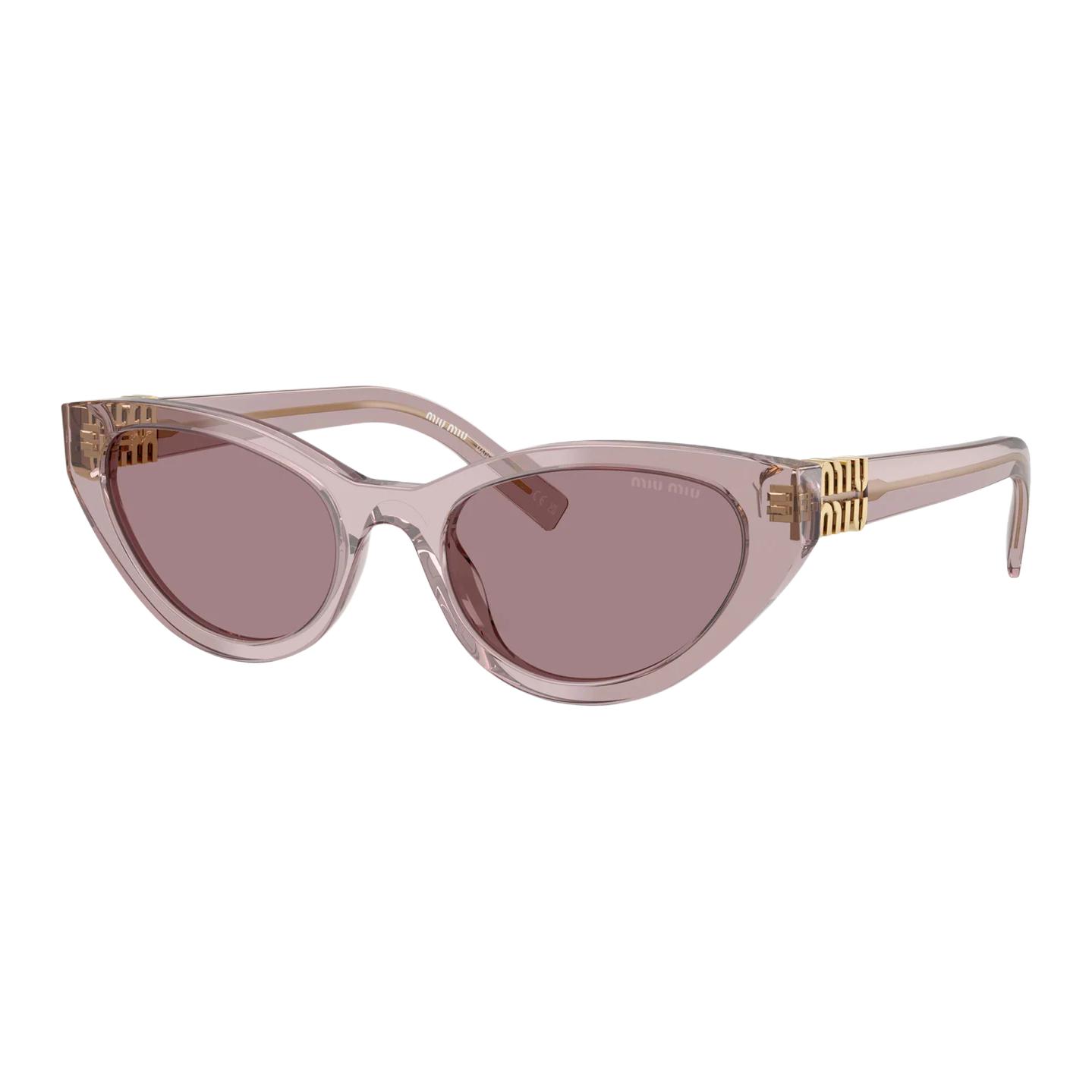 Женские очки MIU MIU Signature Cat-Eye (прозрачные лавандовые)