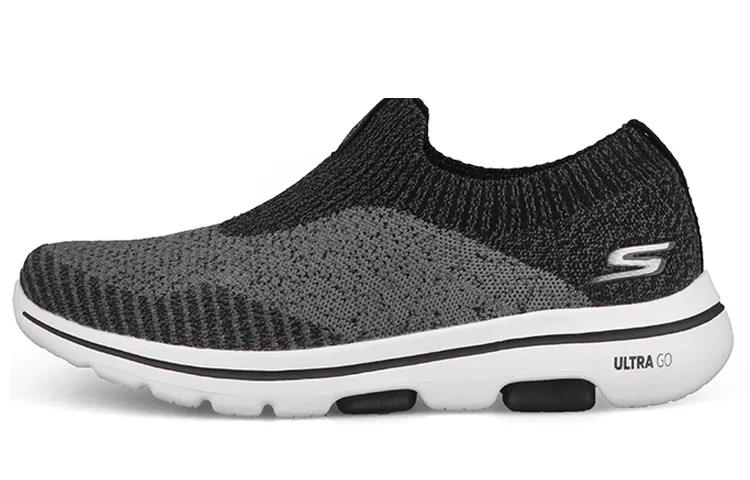 Skechers Slip On Shoes Men's Low Top Black/Gray