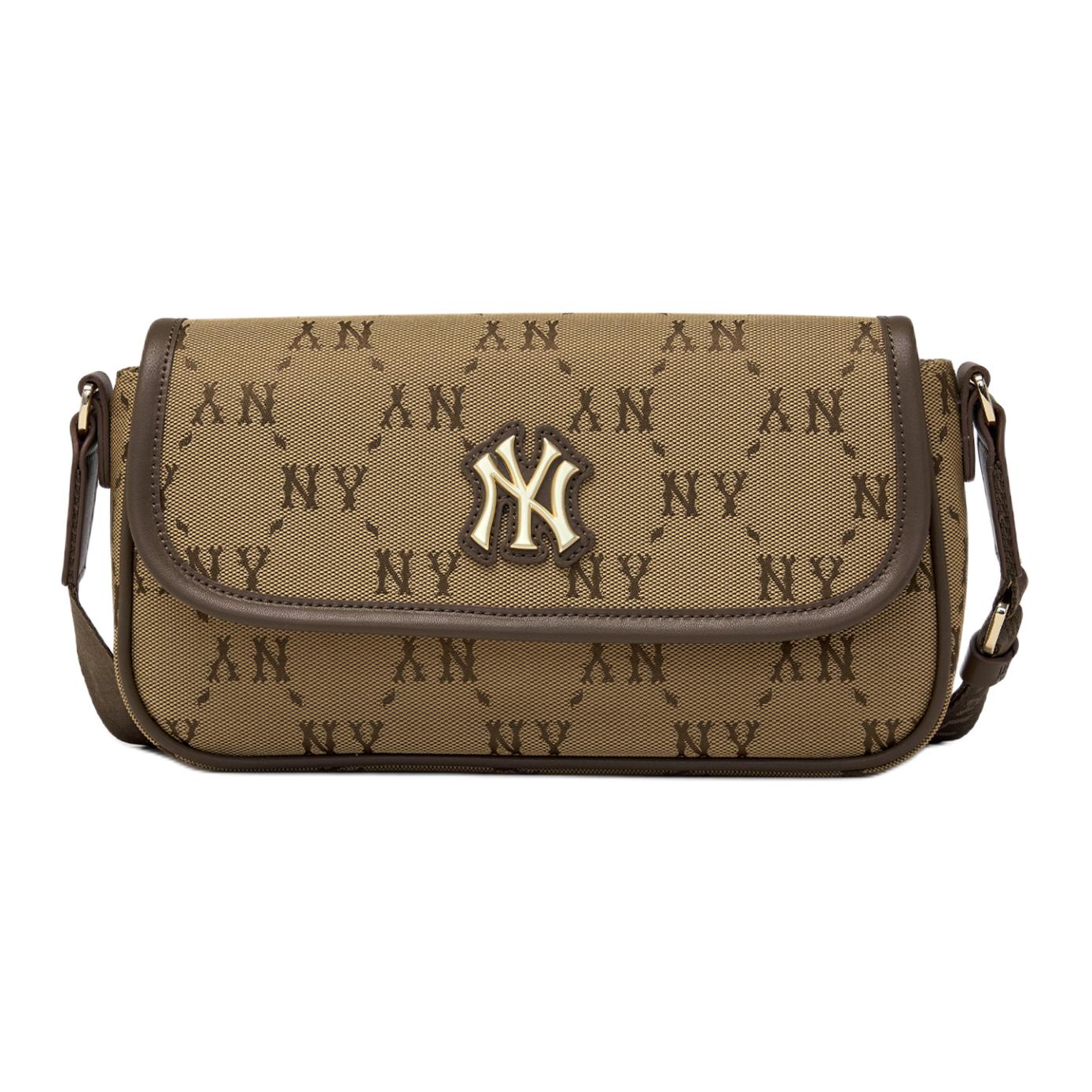 Сумка MLB Monogram Mini Shoulder Bag (коричневая)