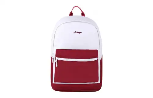 Li Ning Polyester Kids Bag Regular Unisex White Red