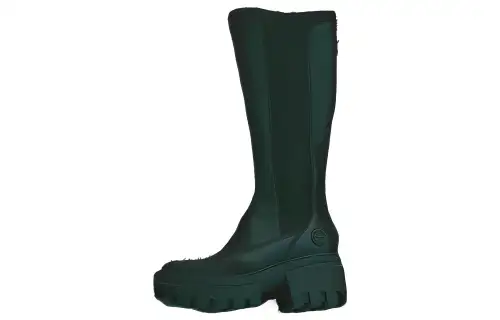 Timberland Leather Mid Calf Boots Women's Black