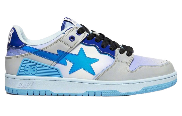Мужские кеды A BATHING APE A BATHING APE SK8 STA (сине-градиентные) — фото 2