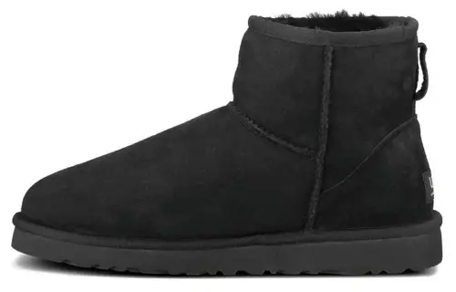 UGG CLASSIC MINI Snow Boots Women's Low Top Black