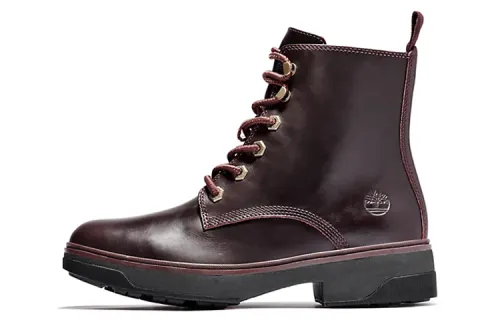 Timberland Nolita Sky Casual Leather Shoes Women's Burgundy
