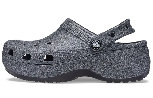 Crocs Classic Platform Glitter Ii Clog 'Black' Women's