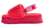 UGG DISCO Shearling Stylish Sandal Women's Hibiscus Pink