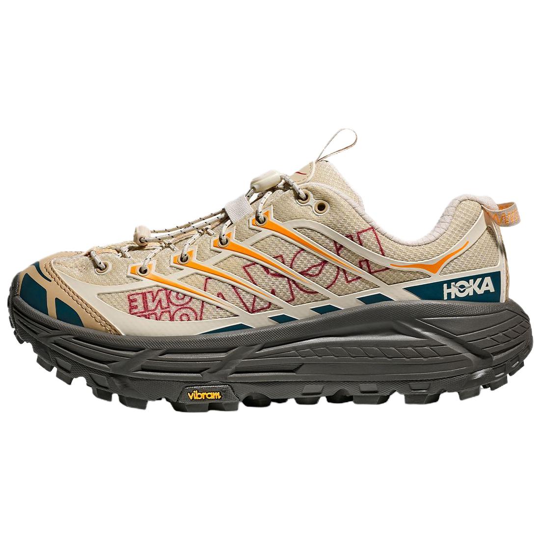 Кроссовки HOKA HOKA ONE ONE Mafate Three 2 (бежево-оранжевые)