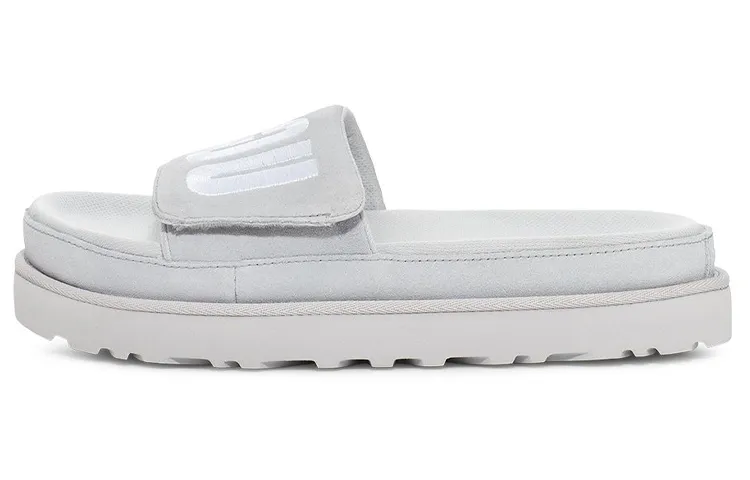 UGG Laton Fur Slide 'Grey' Women's