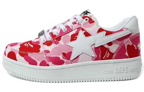 BAPE A BATHING APE Bape Sta Low ABC Camo 20th Anniversary Pink