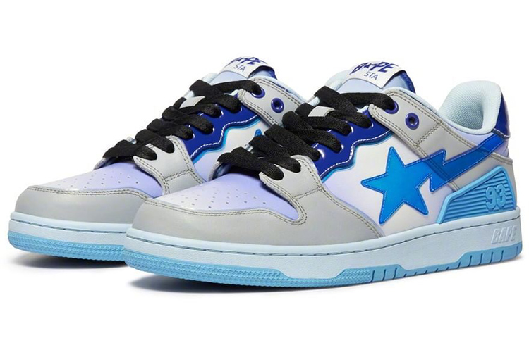 Мужские кеды A BATHING APE A BATHING APE SK8 STA (сине-градиентные) — фото 3