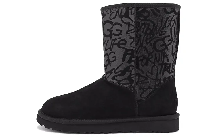UGG Classic Short Sparkle Graffiti Women's