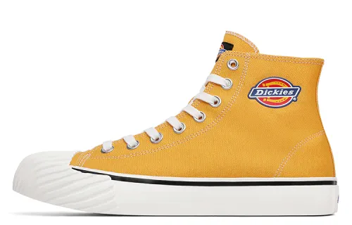 Dickies Canvas Shoes Unisex High Top Earth Yellow