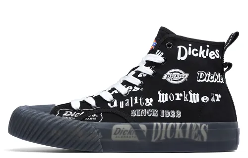 Dickies Canvas Shoes Men's High Top Black