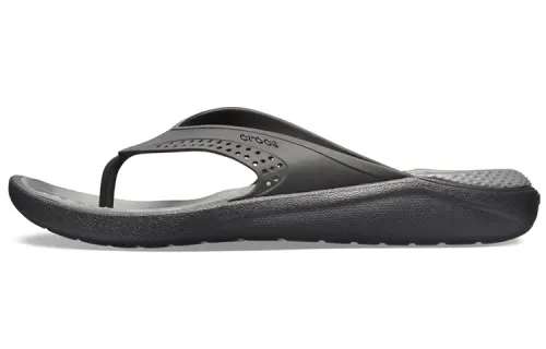 Crocs LiteRide Minimalistic Beach Flip Flops Dark Grey