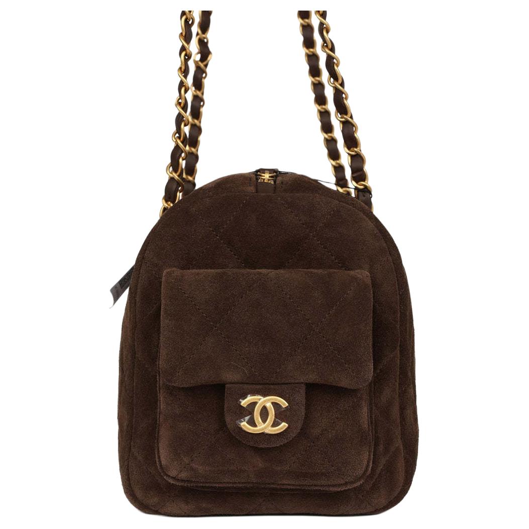 Женская сумка Chanel 25K (темно-коричневая) — фото 4