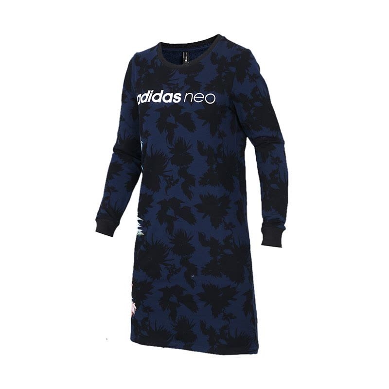Женское платье adidas neo трикотажное (черное)