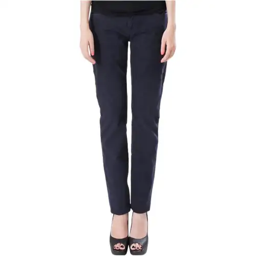 Burberry Casual Pants Women's Black Moderate Straight Fit Pants