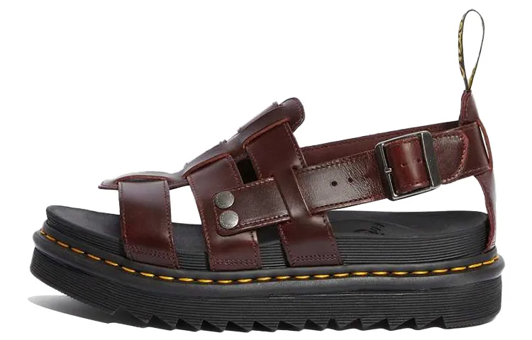 Dr. Martens Terry Sandals Leather Brown
