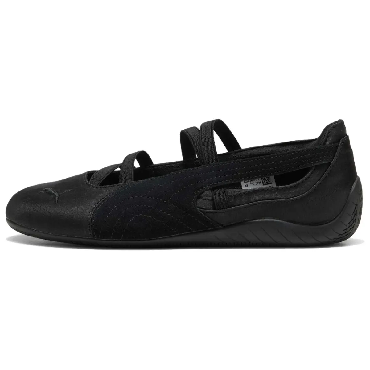 PUMA Speedcat Ballet Black Cool Dark Gray Satin Women's