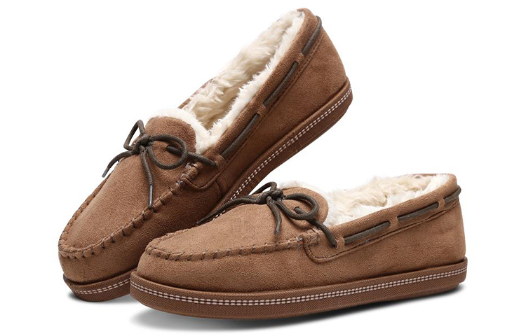 Женские тапочки Skechers Cozy Campfire (каштановые) — 栗色 — фото 3