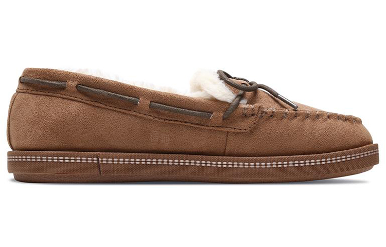 Женские тапочки Skechers Cozy Campfire (каштановые) — 栗色 — фото 2