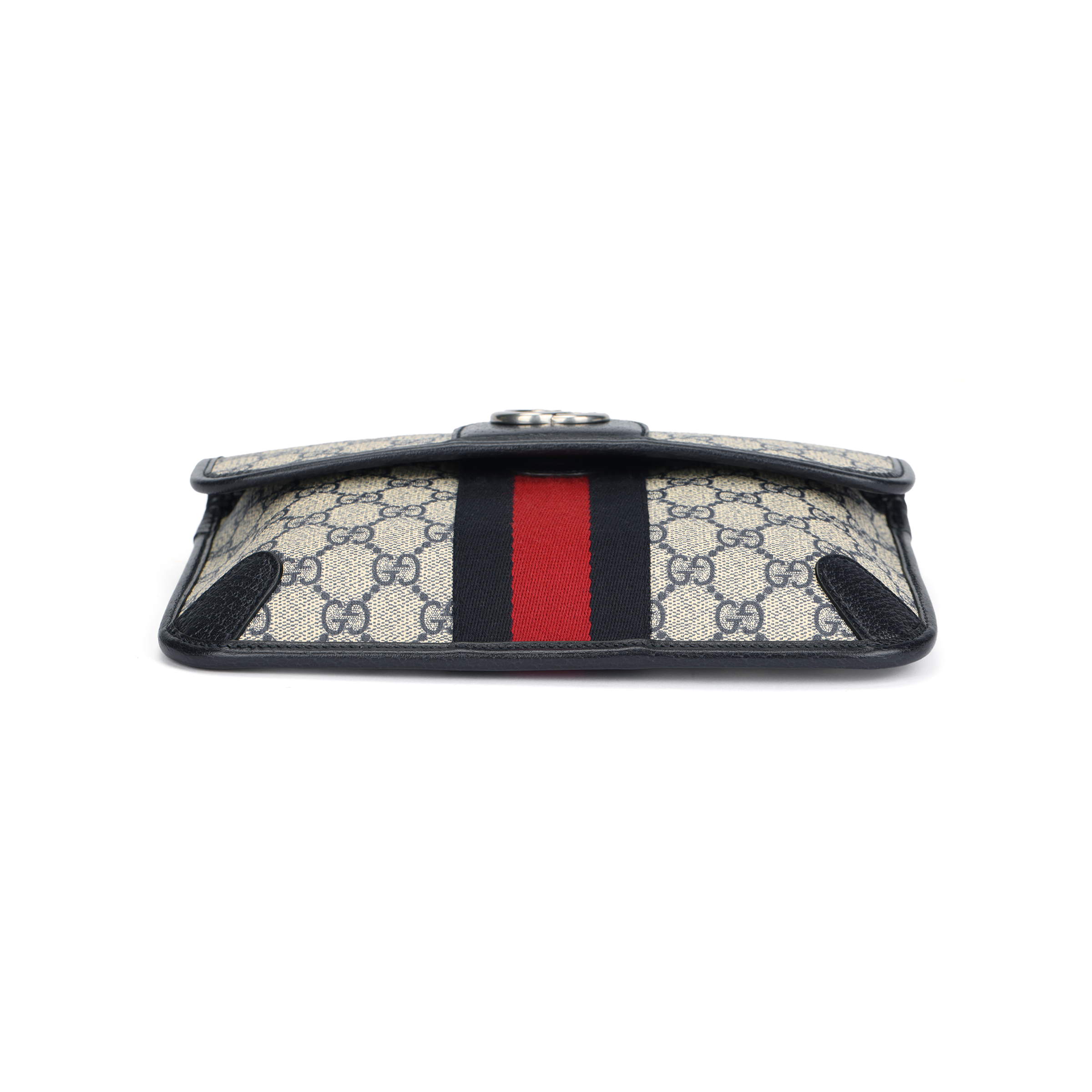 Мужская сумка Gucci (сине-бежевая) — фото 4