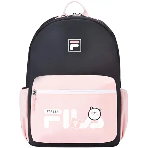 FILA KIDS Nylon Fabric Backpack Regular Kids' Pink