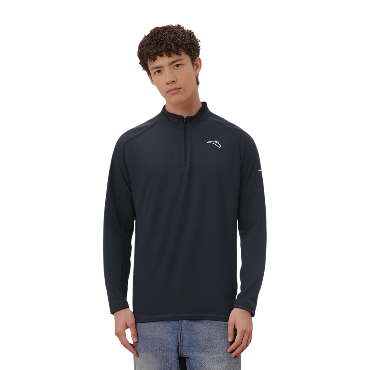 Anta Running Collection Running T Shirt Men’s Indigo Ink Gray