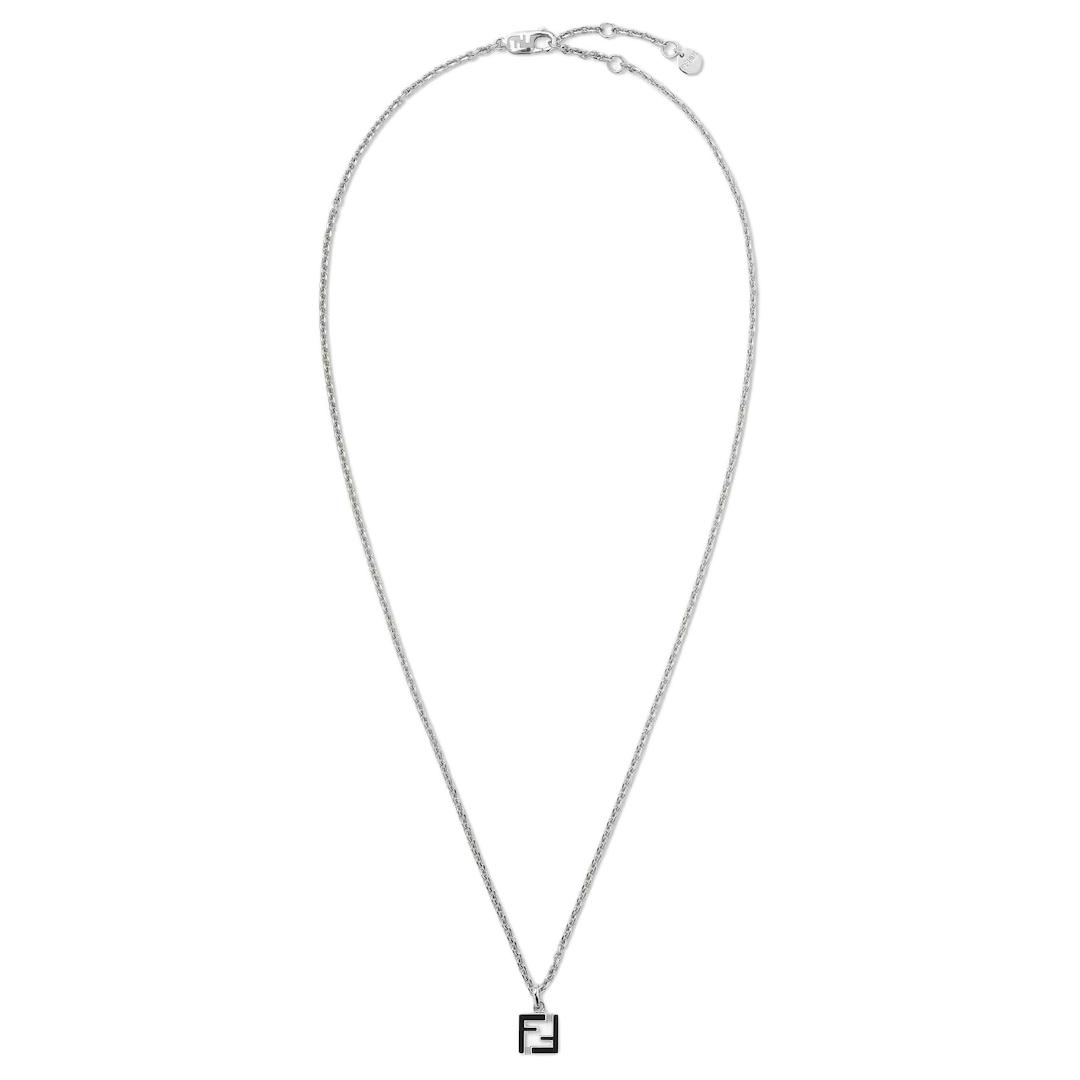 Мужская цепочка Fendi FF Pendant (серебристая)