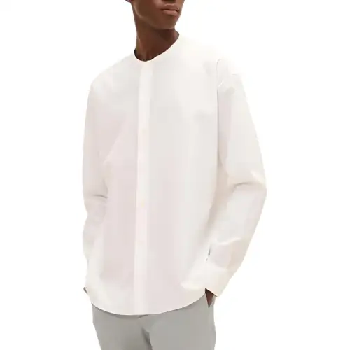 HERMES Shirts Men's White Moderate