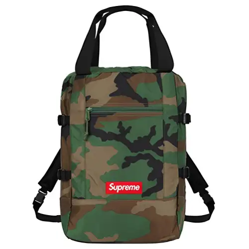 Supreme SS19 Nylon Backpack Regular Unisex Green Camouflage
