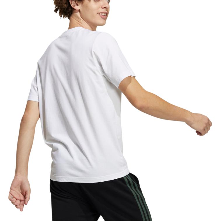 Мужская футболка adidas neo M Ssfv5 Tee1 LogoT (белая) — фото 4