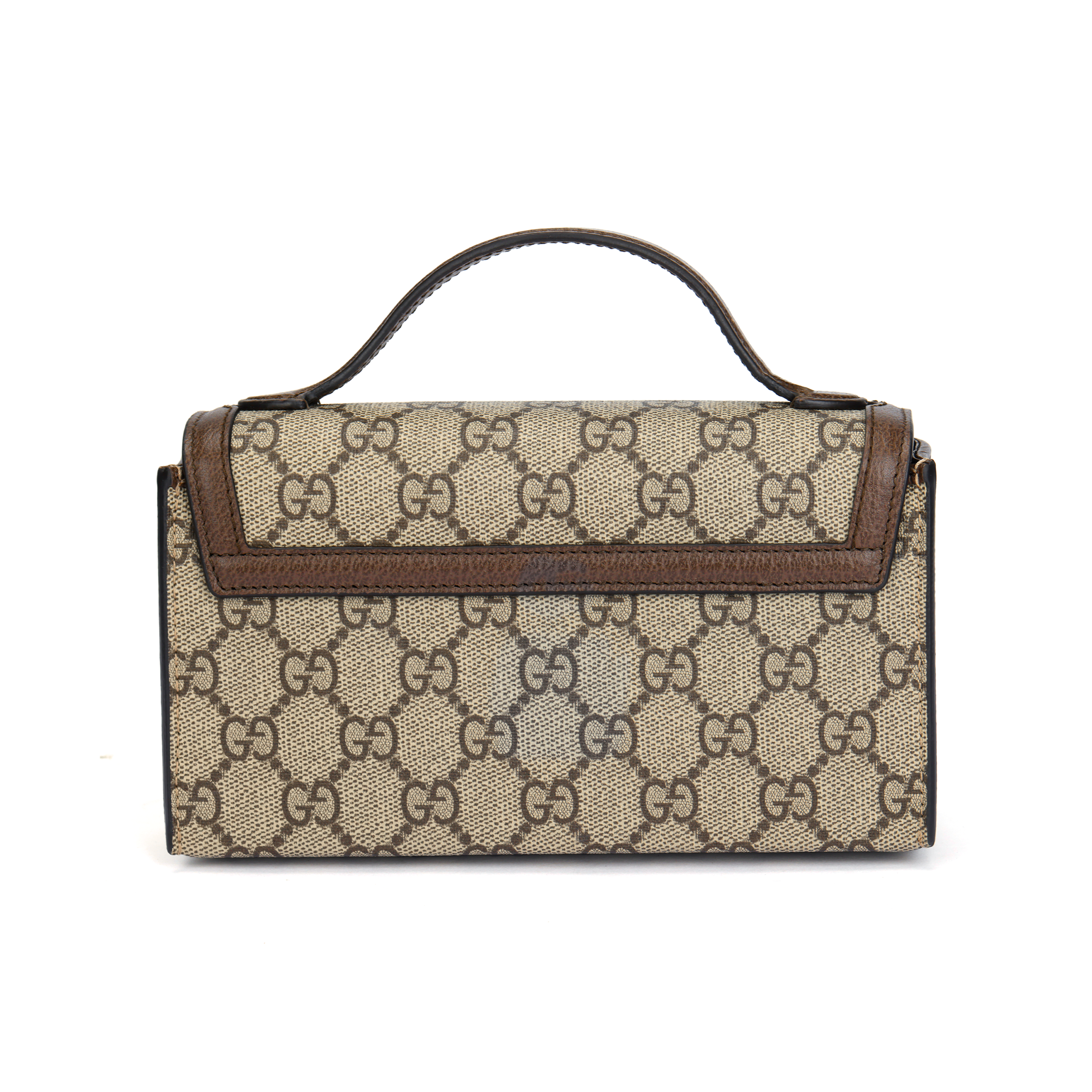 Женская сумка Gucci Ophidia (бежево-чернобурая) — фото 3