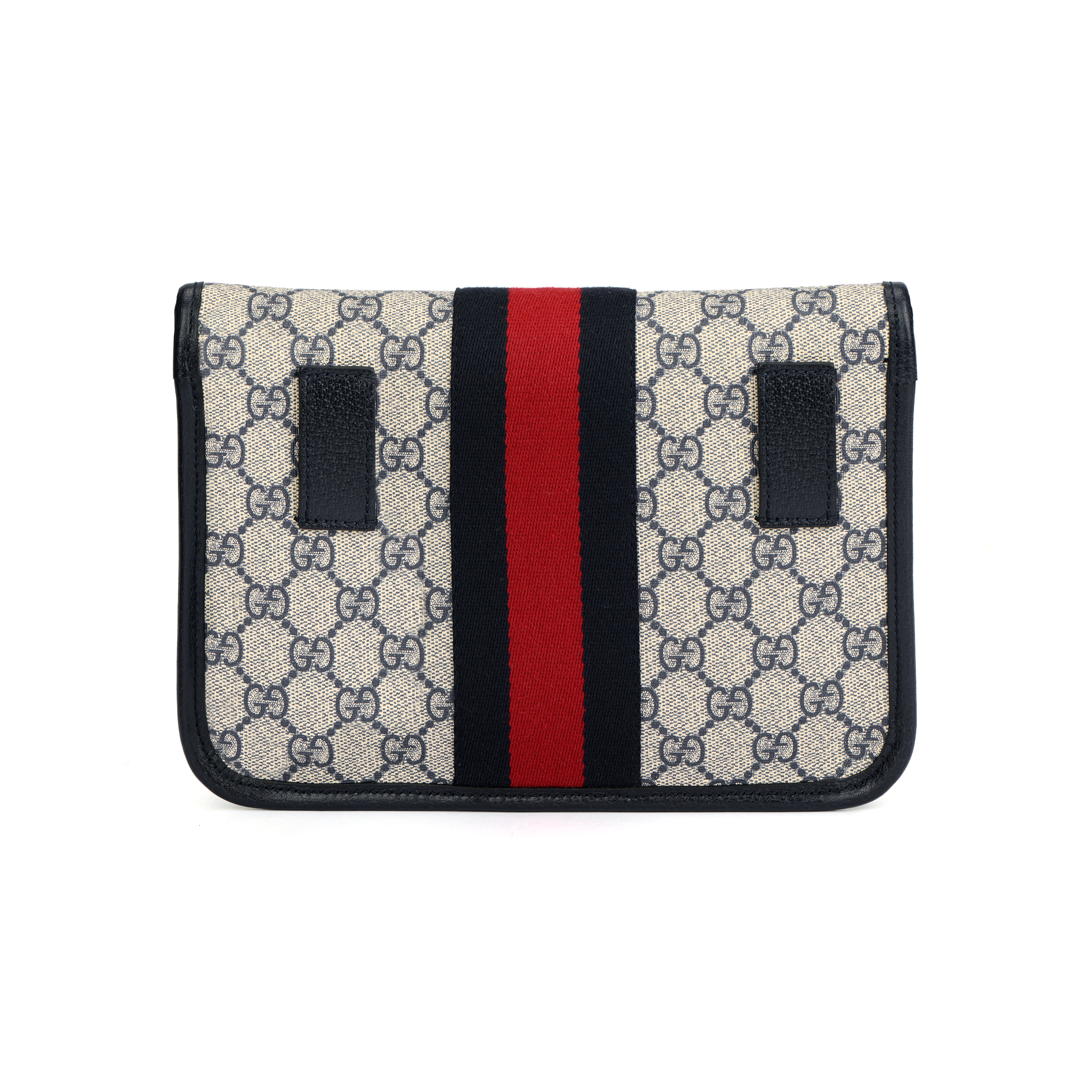 Мужская сумка Gucci (сине-бежевая) — фото 3