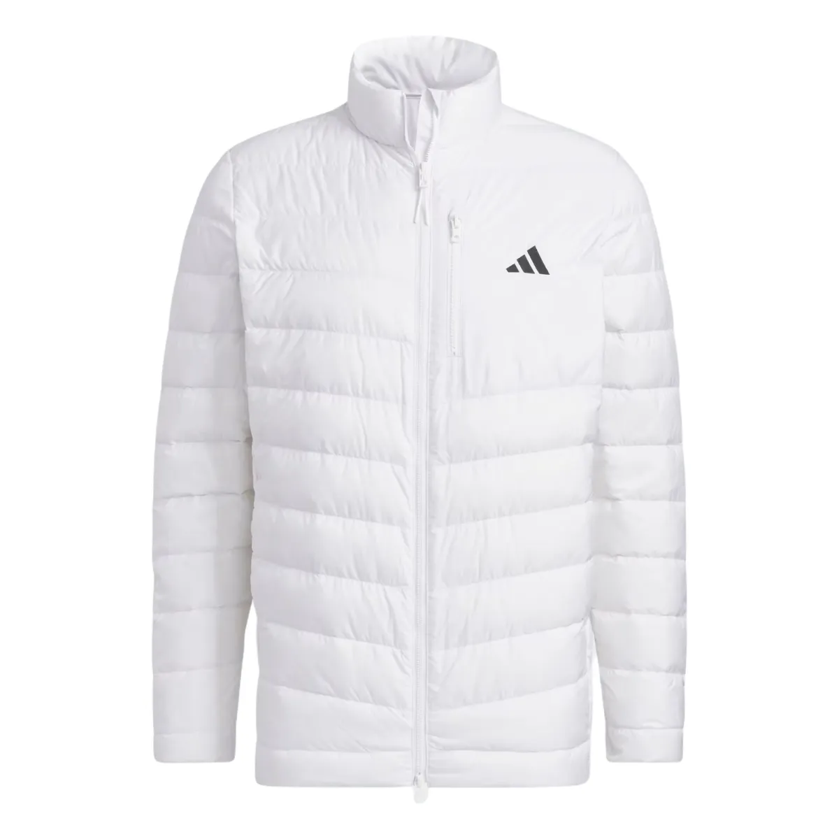 Adidas WIND.RDY Heat Repellent Water Repellent Full Zip Down Jacket Men's White