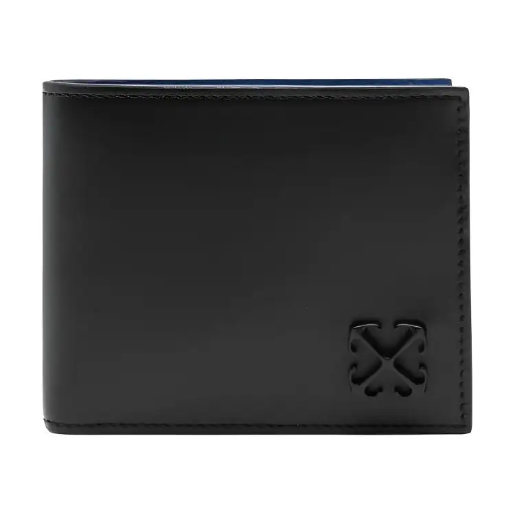 OFF WHITE Jitney Bi Fold Wallet Black