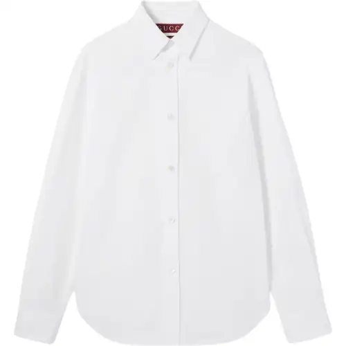 Gucci long-sleeved cotton shirt