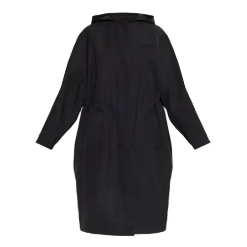 GUCCI Coats Women's Black Hooded Moderate