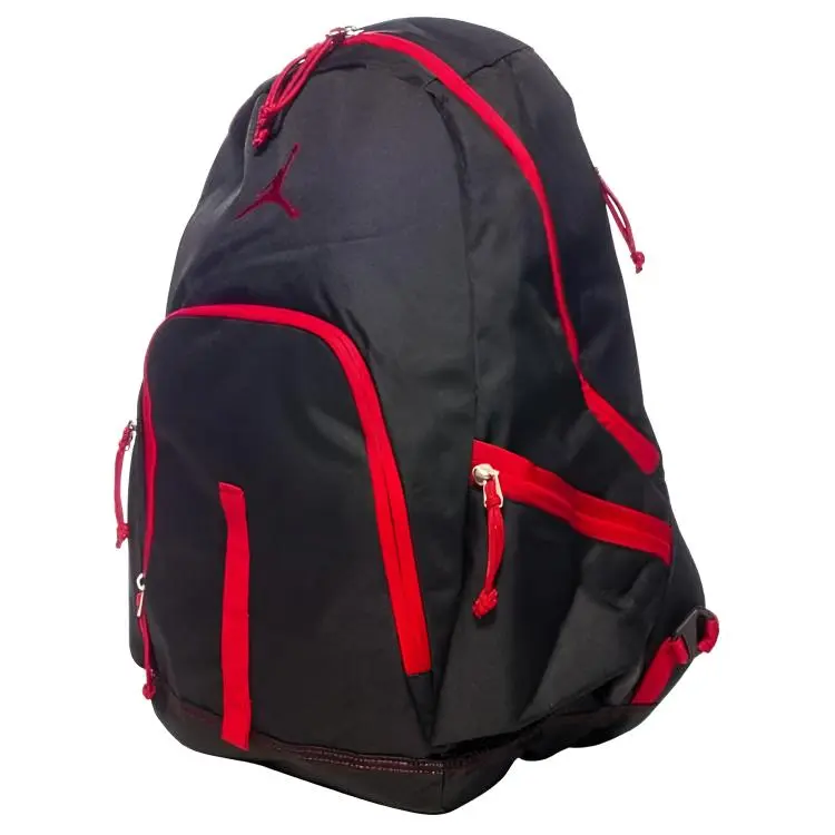 Jordan Polyester Backpack Men's Black & Red