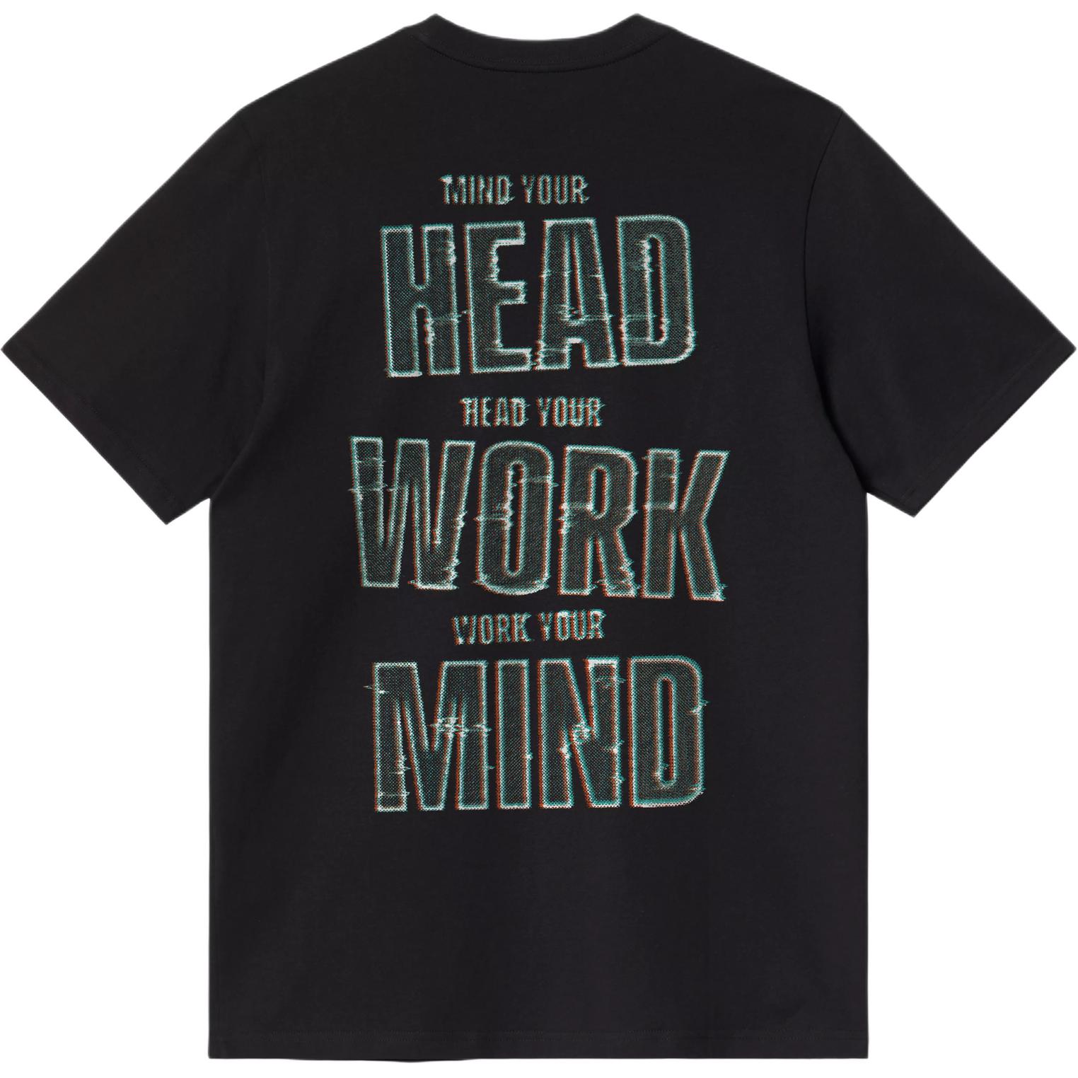 Футболка Carhartt WIP Mind Your Head (черная)