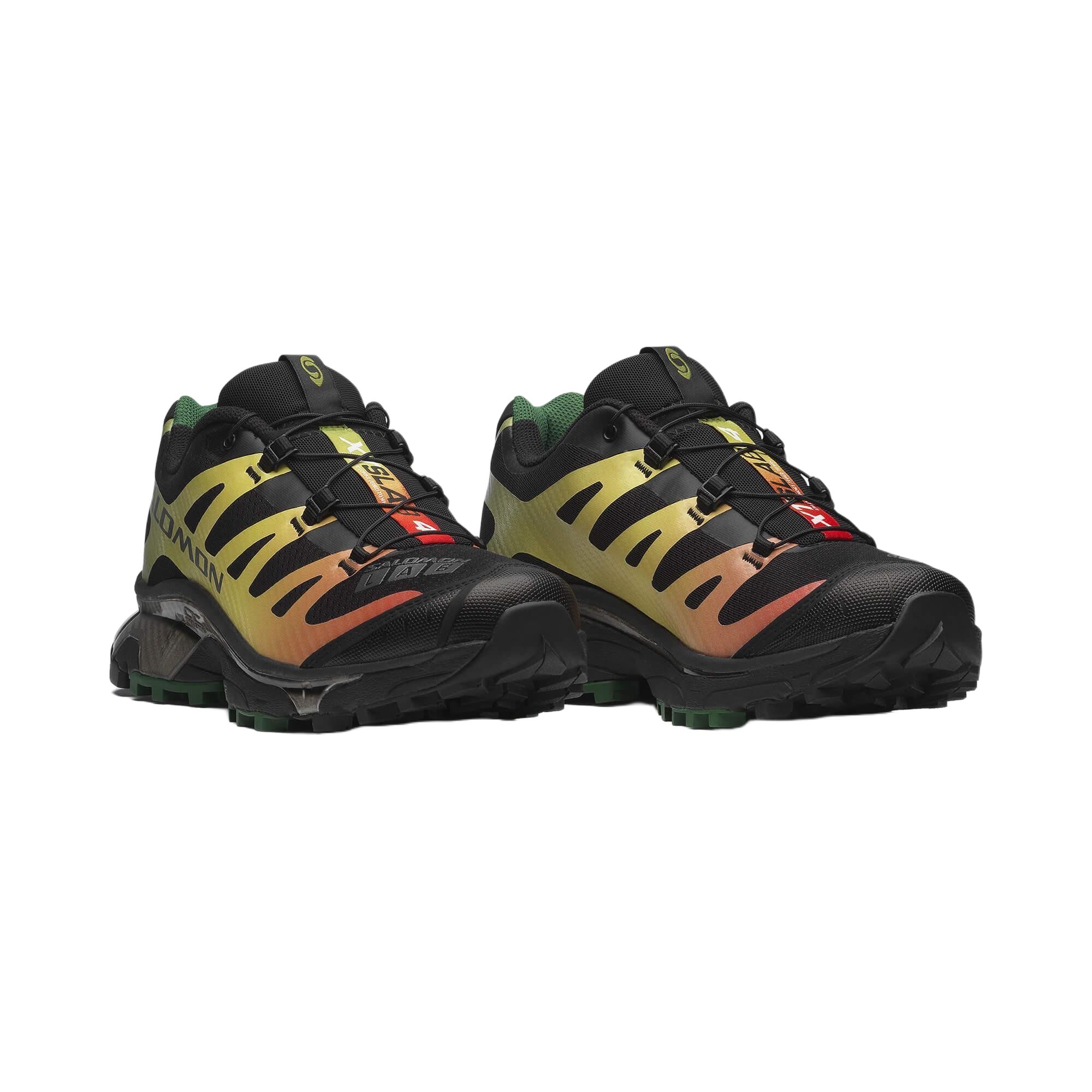 SALOMON XT 4 Casual Running Shoes Unisex Black Cyan